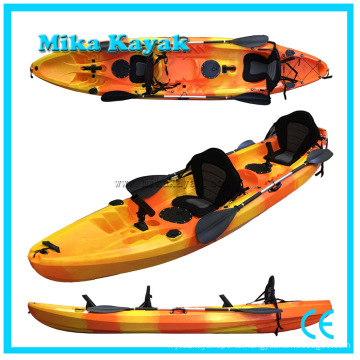 3 Person Sit on Top Kayak Fishing Boat for Sale Plastic Canoe